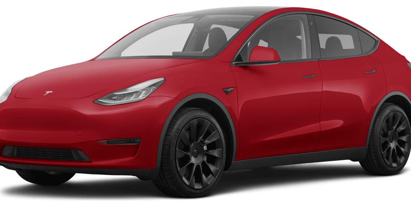 TESLA MODEL Y 2021 5YJYGDEE4MF230772 image